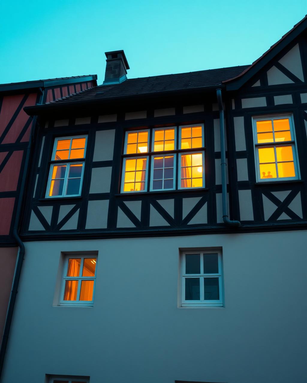 Abendlicht an der Fassade