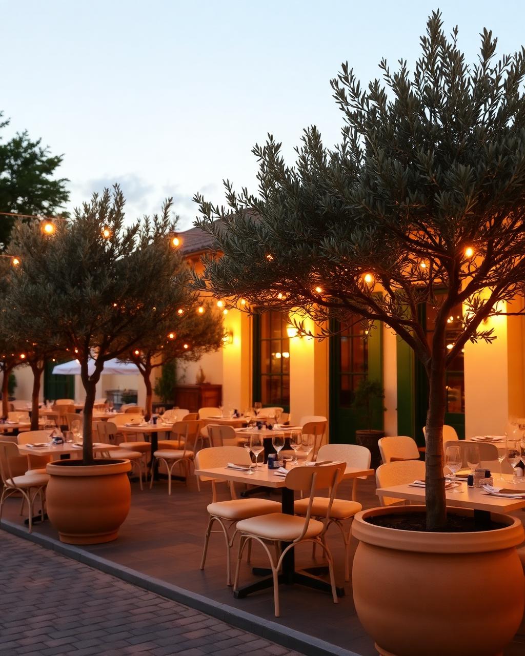 Terrasse im Sommer